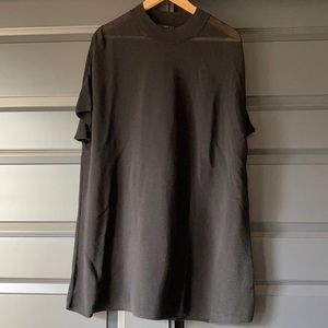 COS semi-sheer black short sleeved top. Size M.